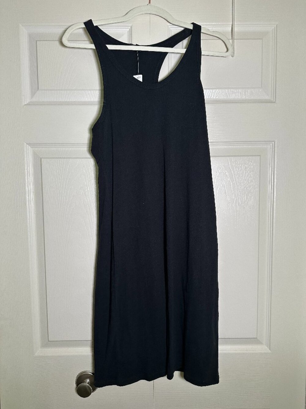 NWT J. Crew Black Tank Dress Swim Cover S